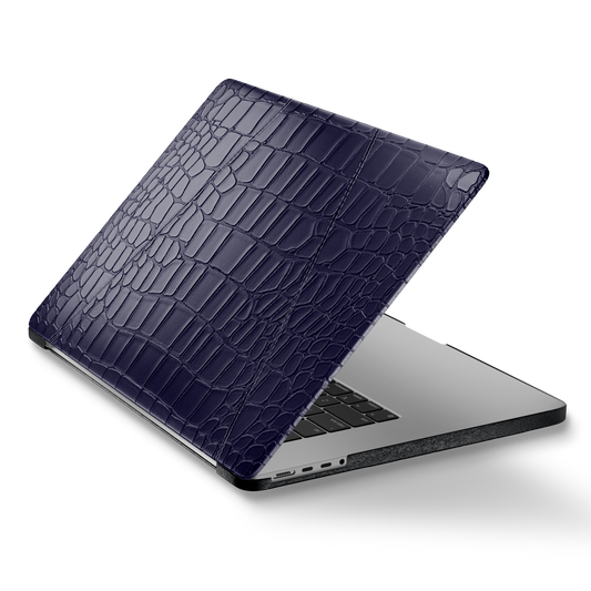 MacBook Pro 13-inch Navy Blue Alligator Case