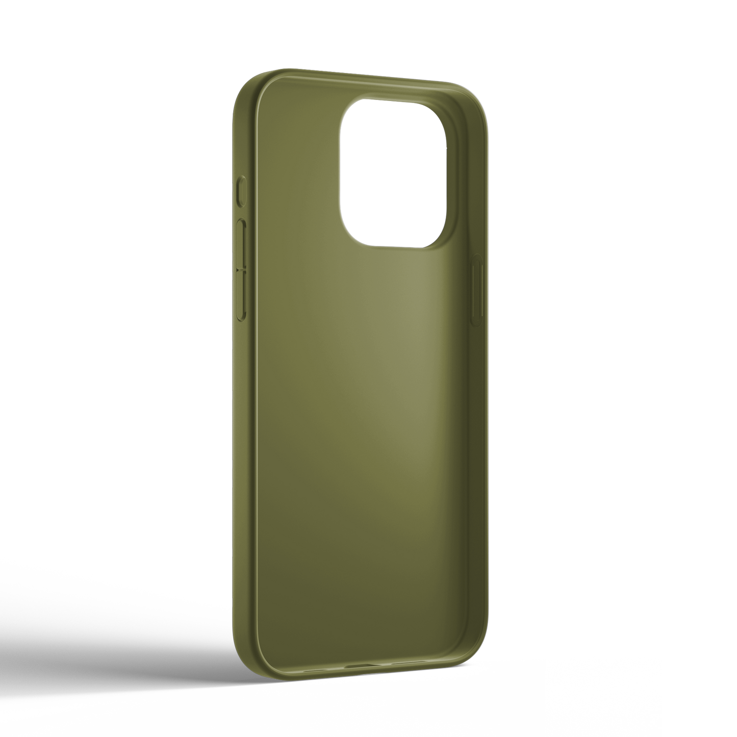 Iphone 15 Pro Max Olive Rubber Case | Label Noir Genève