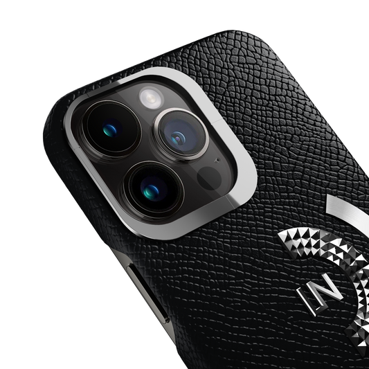 Iphone 14 Pro Black Ornate Case