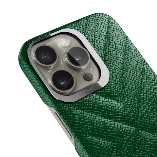Iphone 15 Pro Green Sapin Quilted Case