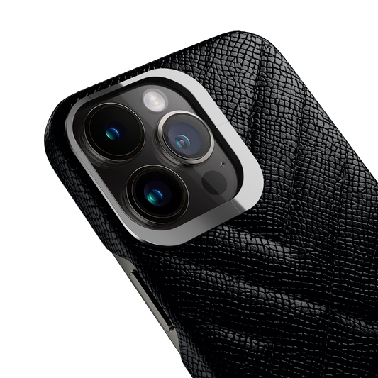 Iphone 13 Pro Black Quilted Case