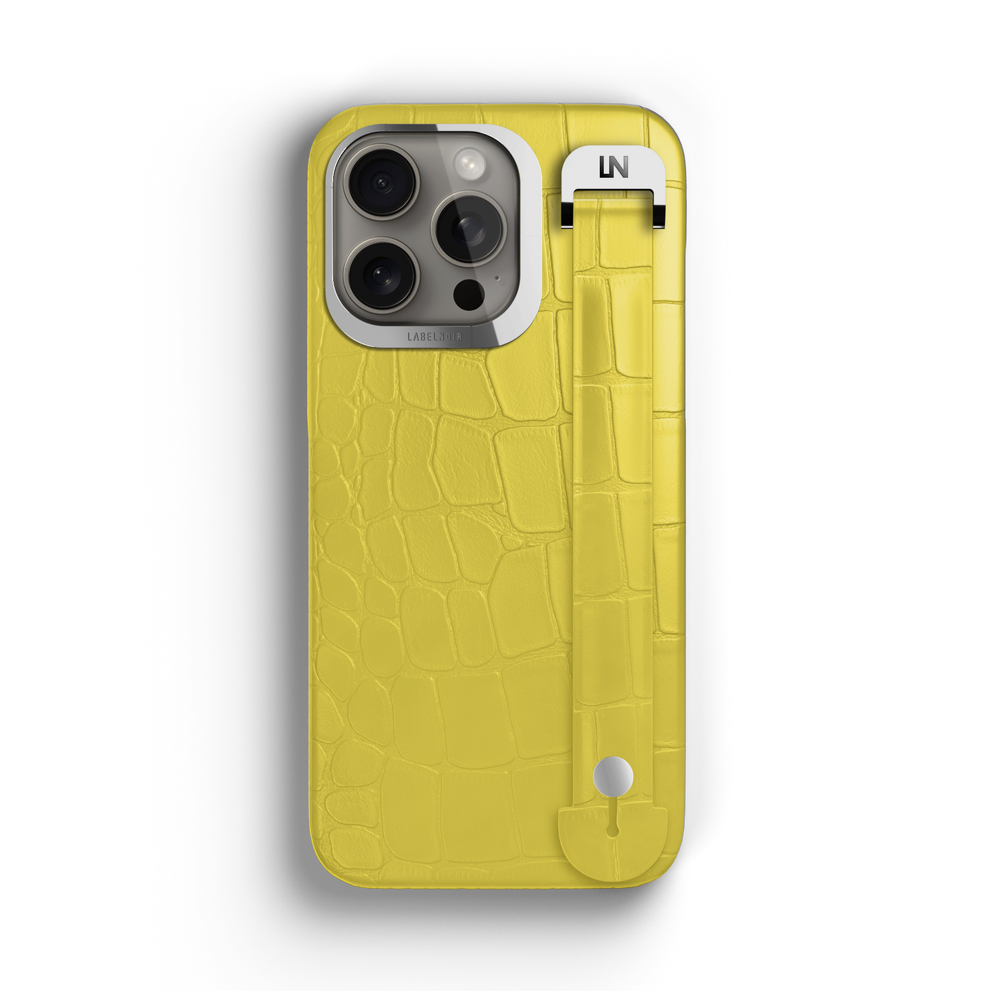 Iphone 16 Pro Yellow Alligator Removable Strap Case | Magsafe