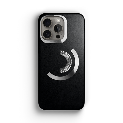 Iphone 16 Pro Black Ornate Case | Label Noir Genève