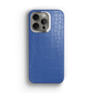 Iphone 16 Pro Phantom Blue Alligator Case | Magsafe