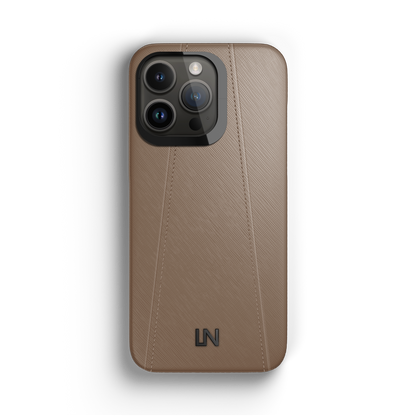 Iphone 13 Pro Taupe Saffiano Case | Magsafe
