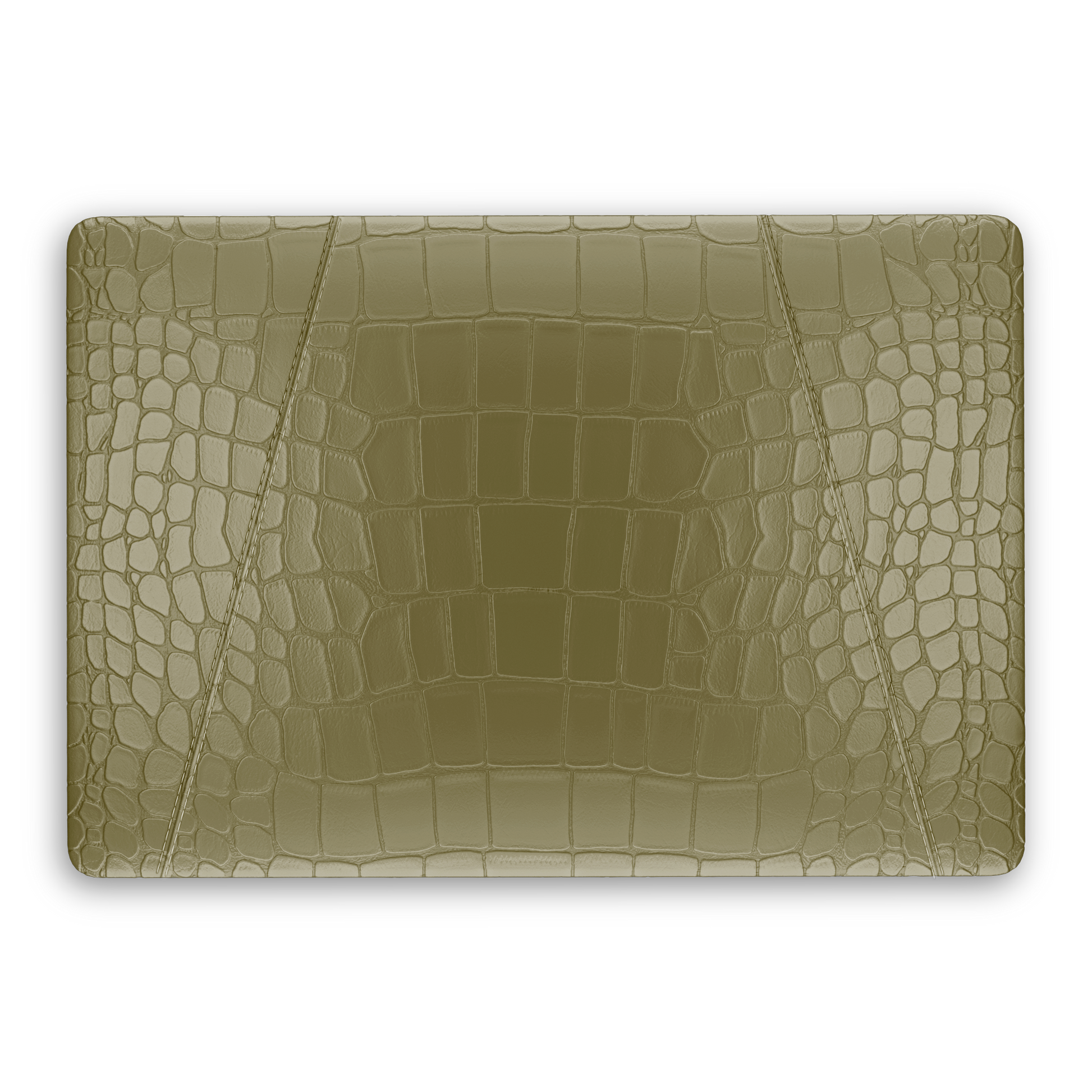 MacBook Pro 16-inch Olive Green Alligator Case