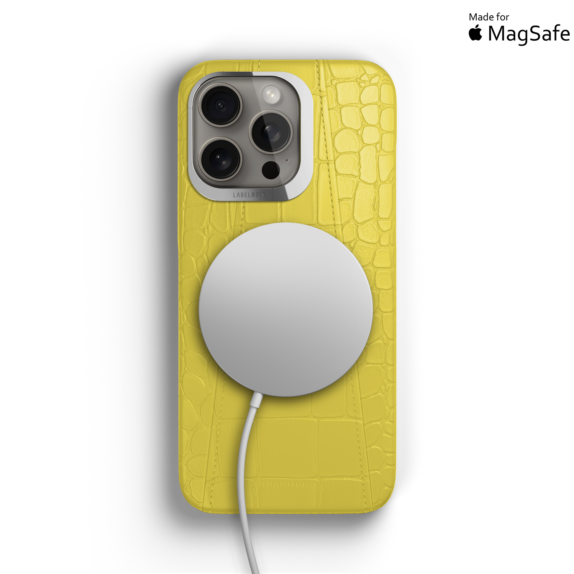 Iphone 16 Pro Max Yellow Alligator Case | Magsafe