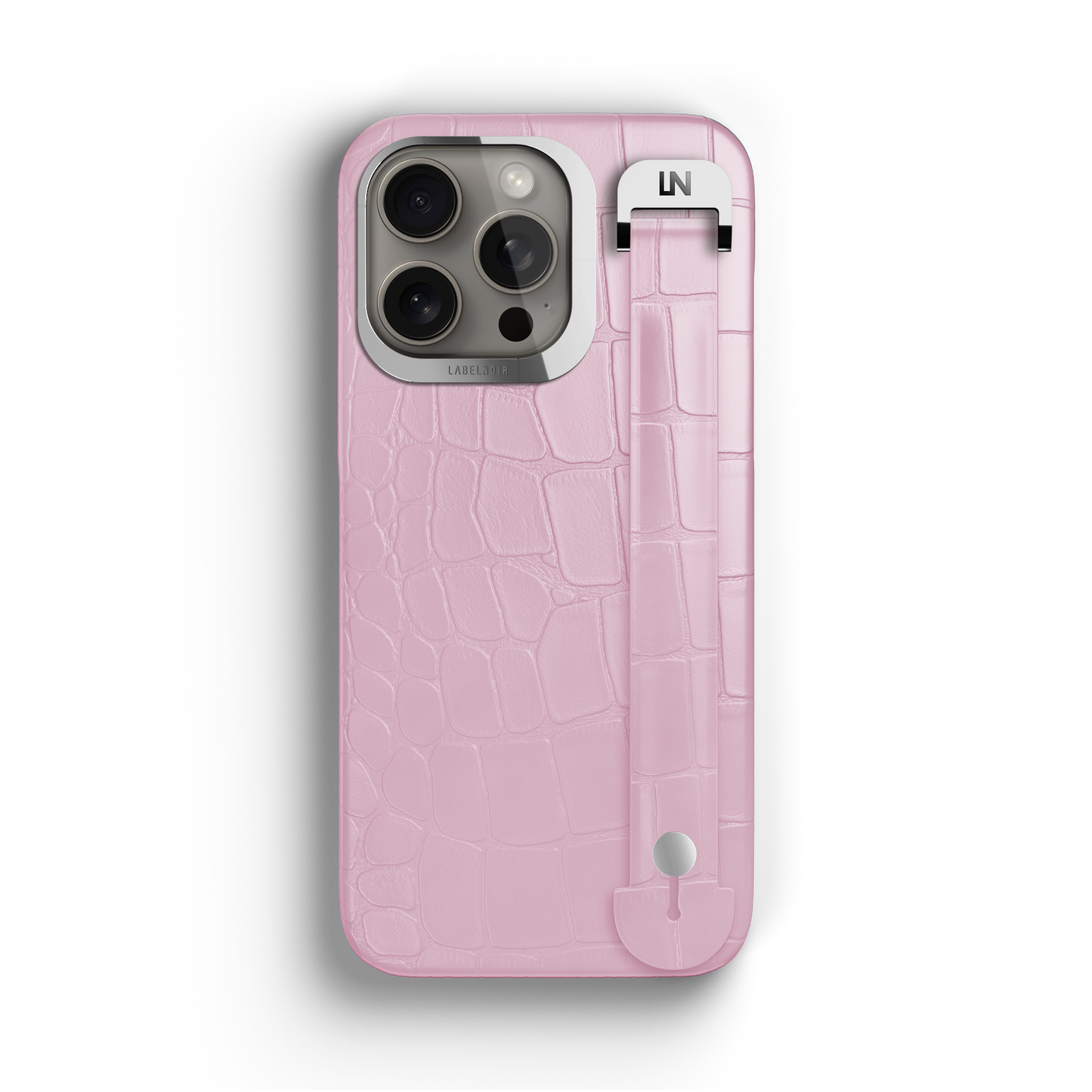 Iphone 16 Pro Max Pink Alligator Removable Strap Case | Magsafe