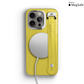 Iphone 15 Pro Max Yellow Alligator Removable Strap Case | Magsafe