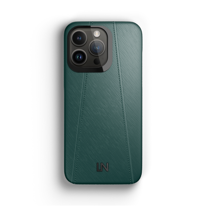 Iphone 13 Pro Forest Green Saffiano Case | Magsafe