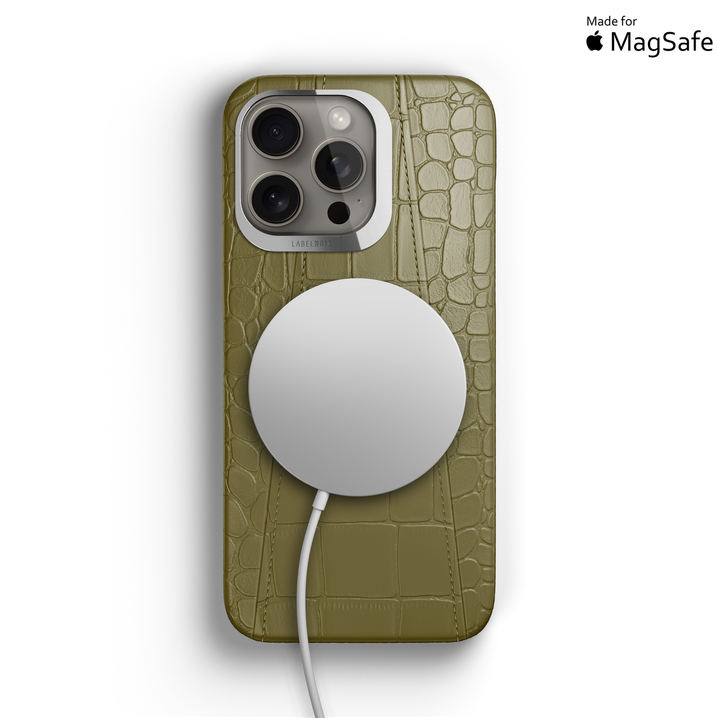 Iphone 16 Pro Olive Green Alligator Case | Magsafe