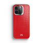 Iphone 13 Pro Red Alligator Case | Magsafe