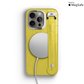 Iphone 16 Pro Yellow Alligator Removable Strap Case | Magsafe