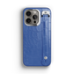 Iphone 15 Pro Max Phantom Blue Alligator Removable Strap Case | Magsafe