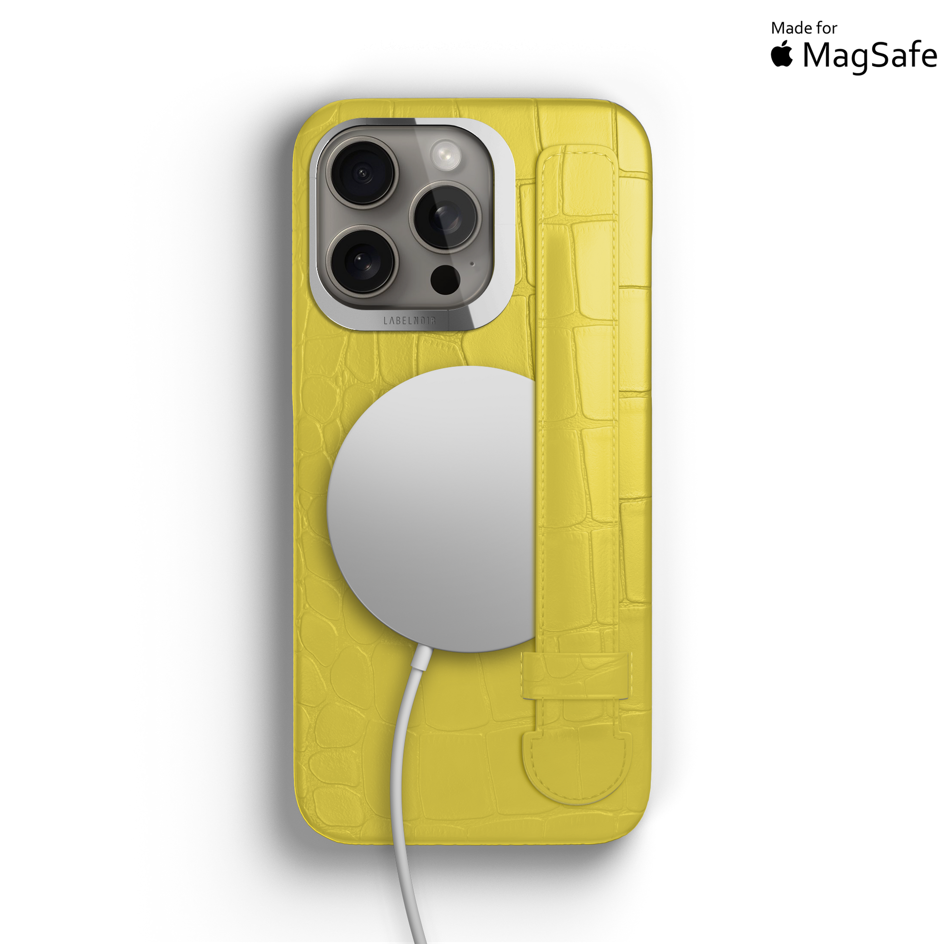 Iphone 16 Pro Yellow Alligator Strap Case | Magsafe