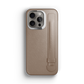 Iphone 16 Pro Taupe Saffiano Strap Case | Magsafe