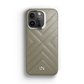 Iphone 13 Pro Taupe Quilted Case