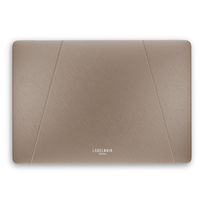 MacBook Pro 13-inch Taupe Saffiano Case