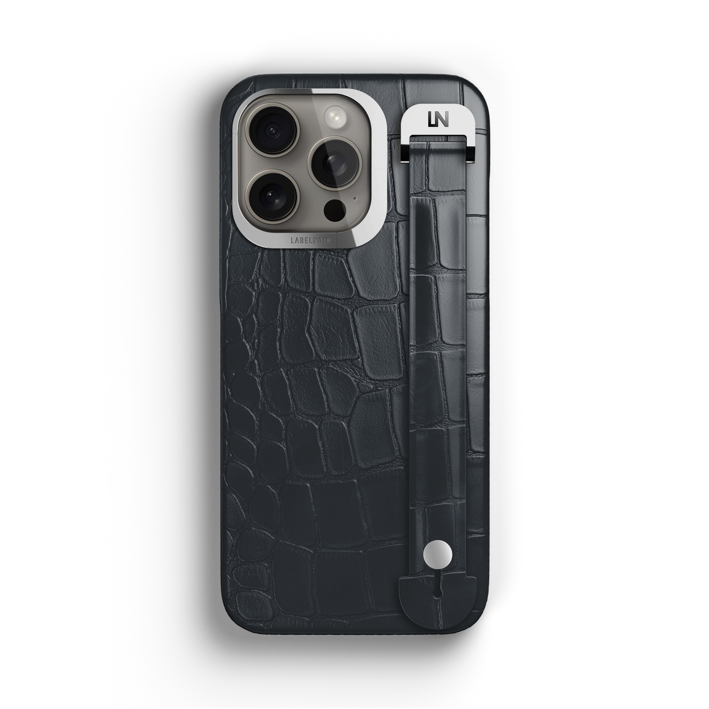 Iphone 16 Pro Max Graphite Alligator Removable Strap Case | Magsafe