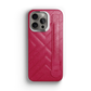 Iphone 15 Pro Fuschia Quilted Strap Case