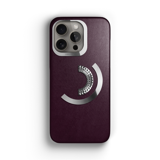 Iphone 15 Pro Purple Ornate Case | Label Noir Genève