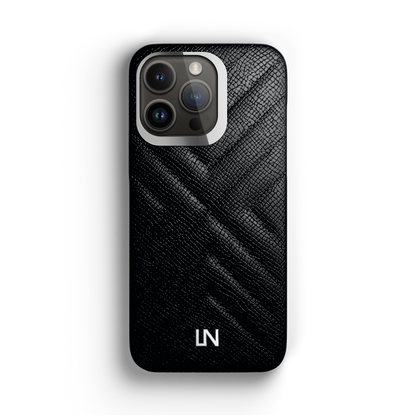 Iphone 13 Pro Black Quilted Case