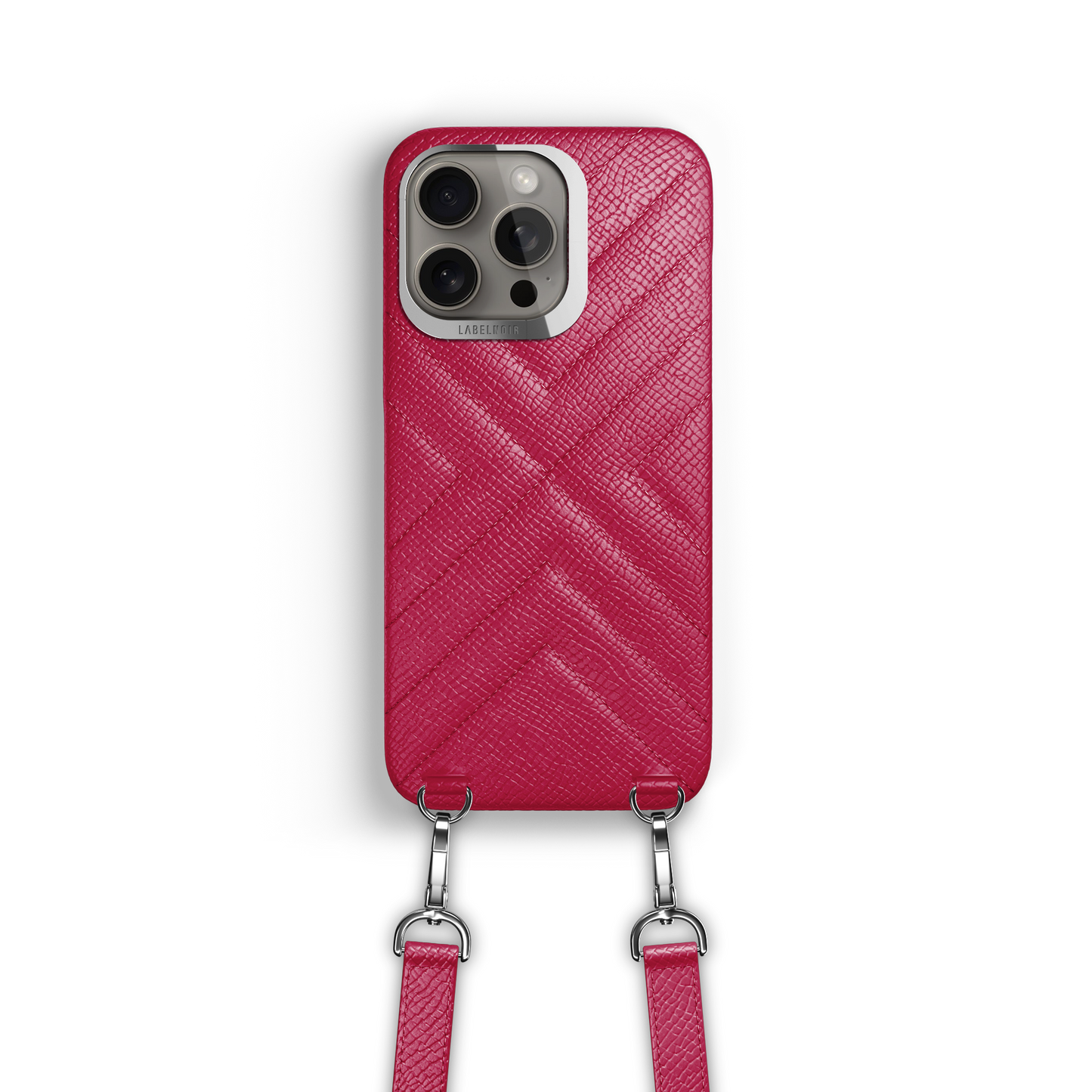 Iphone 16 Pro Fuschia Crossbody Case | Label Noir Genève