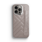 Iphone 15 Pro Dove Grey Quilted Strap Case