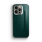 Iphone 16 Pro Forest Green Saffiano Strap Case | Magsafe