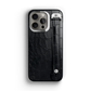 Iphone 15 Pro Black Alligator Removable Strap Case | Magsafe