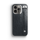 Iphone 15 Pro Graphite Alligator Removable Strap Case | Magsafe