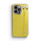 Iphone 15 Pro Yellow Alligator Removable Strap Case | Magsafe