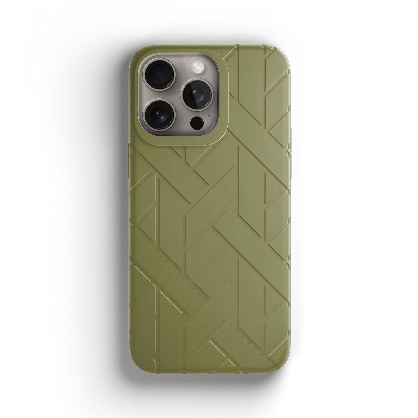 Iphone 15 Pro Olive Rubber Case | Label Noir Genève