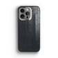 Iphone 15 Pro Graphite Alligator Strap Case | Magsafe