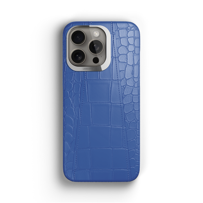 Iphone 15 Pro Max Phantom Blue Alligator Case | Magsafe