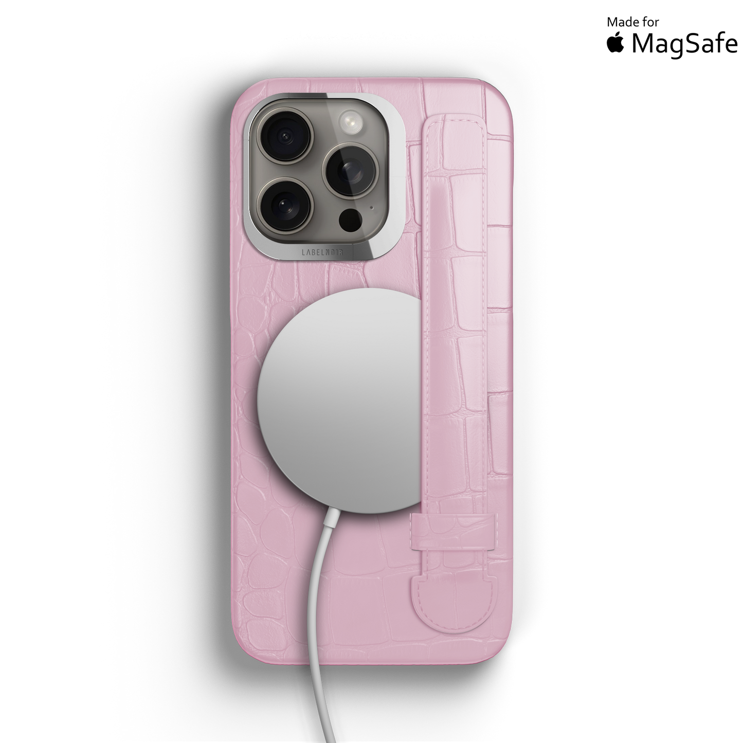 Iphone 16 Pro Pink Alligator Strap Case | Magsafe