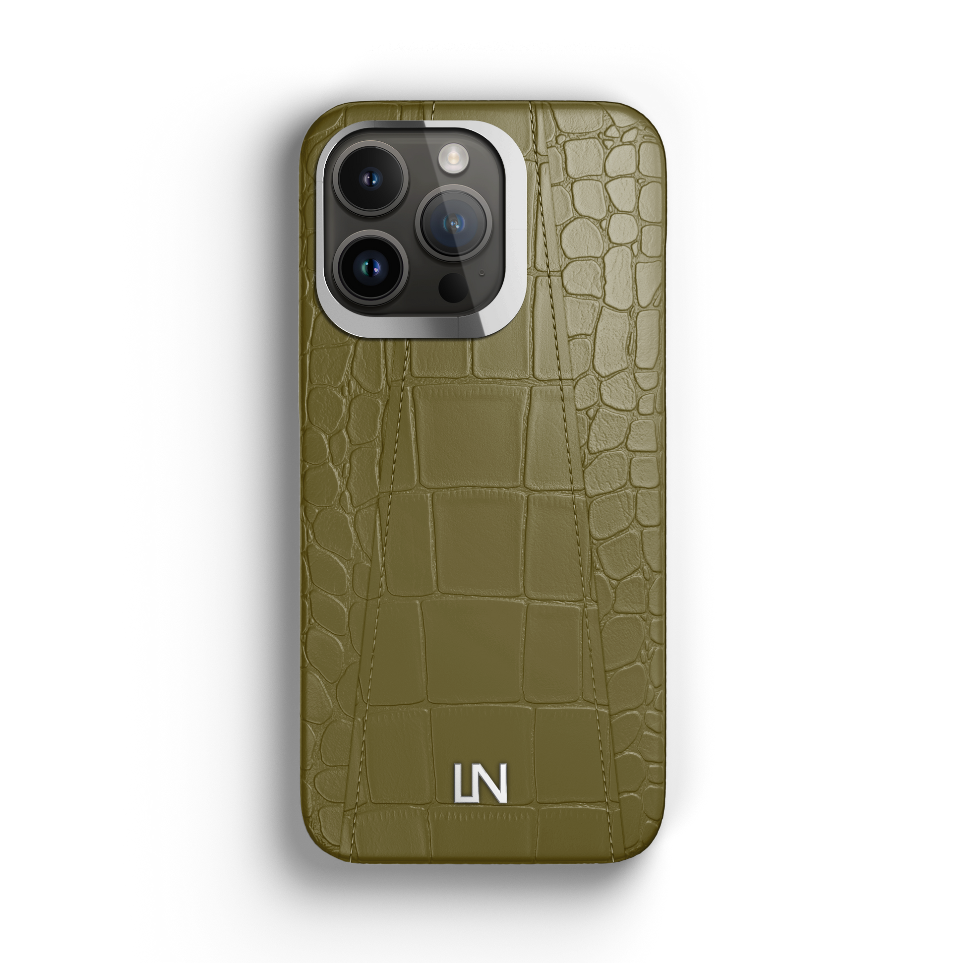 Iphone 13 Pro Olive Green Alligator Case | Magsafe