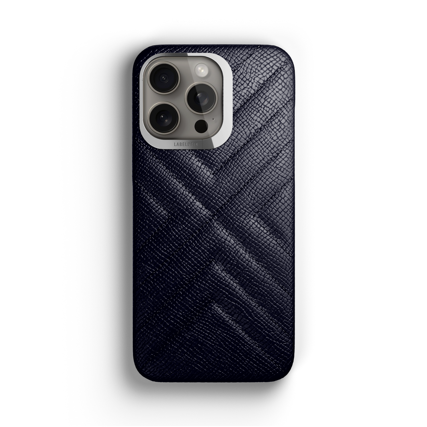 Iphone 15 Pro Navy Blue Quilted Case