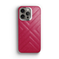 Iphone 15 Pro Fuschia Quilted Case