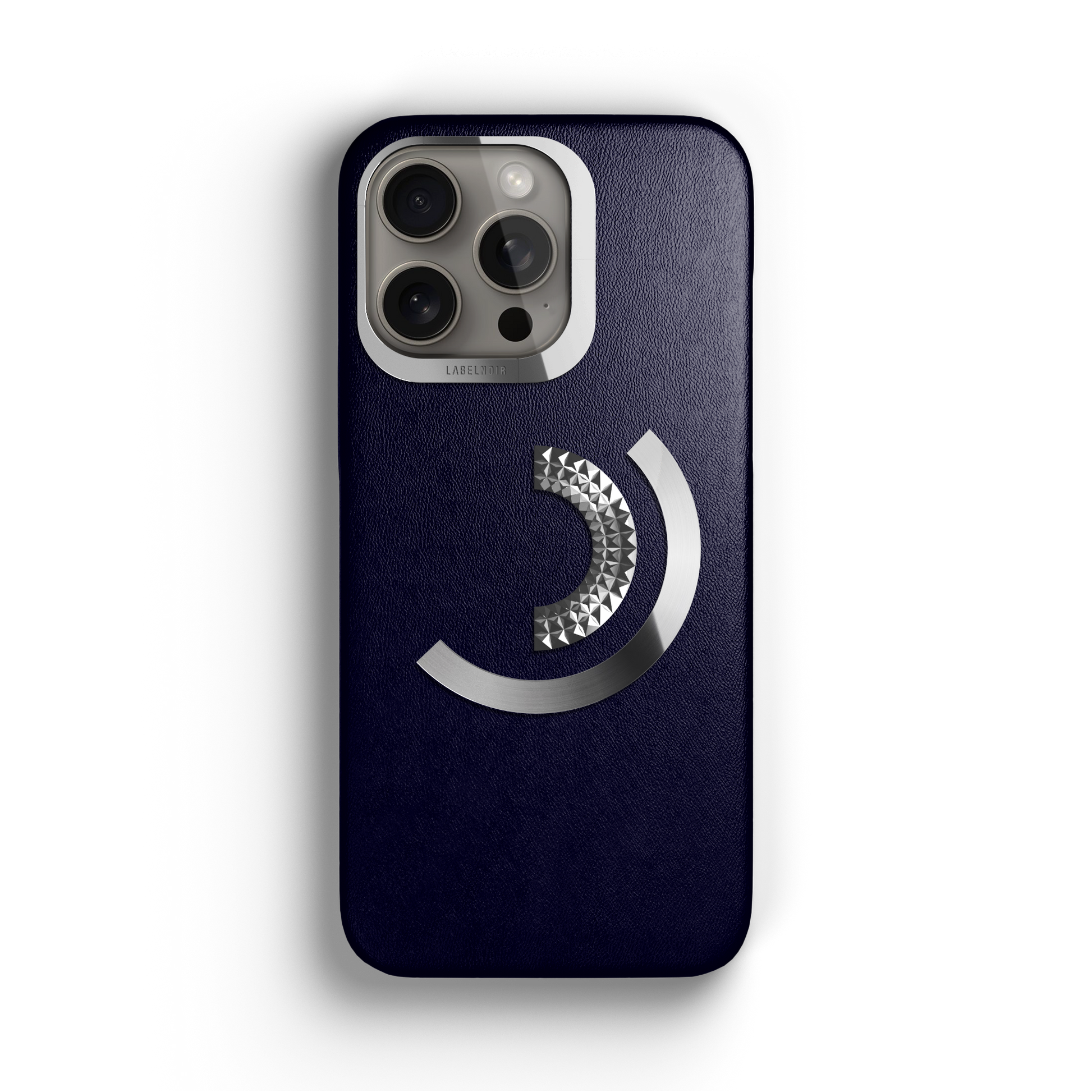 Iphone 16 Pro Navy Blue Ornate Case | Label Noir Genève