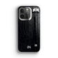 Iphone 13 Pro Black Alligator Removable Strap Case | Magsafe