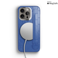 Iphone 16 Pro Phantom Blue Alligator Strap Case | Magsafe