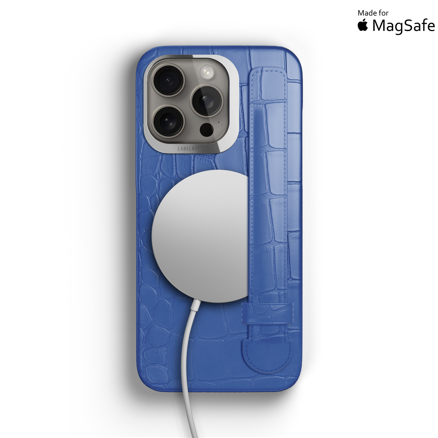 Iphone 16 Pro Phantom Blue Alligator Strap Case | Magsafe