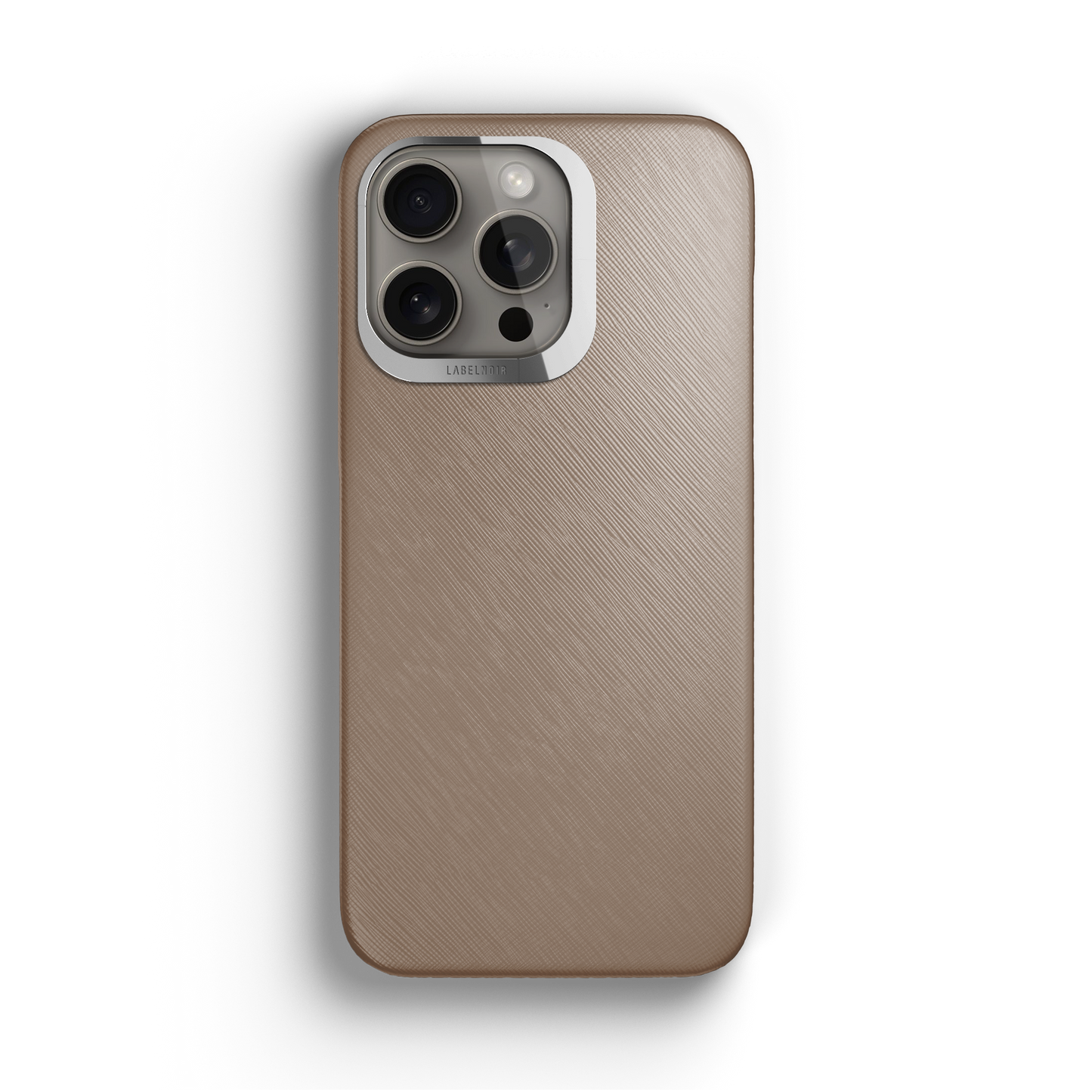 Iphone 16 Pro Taupe Saffiano Case | Magsafe