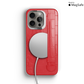 Iphone 16 Pro Red Alligator Strap Case | Magsafe