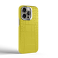 Iphone 15 Pro Yellow Alligator Case | Magsafe