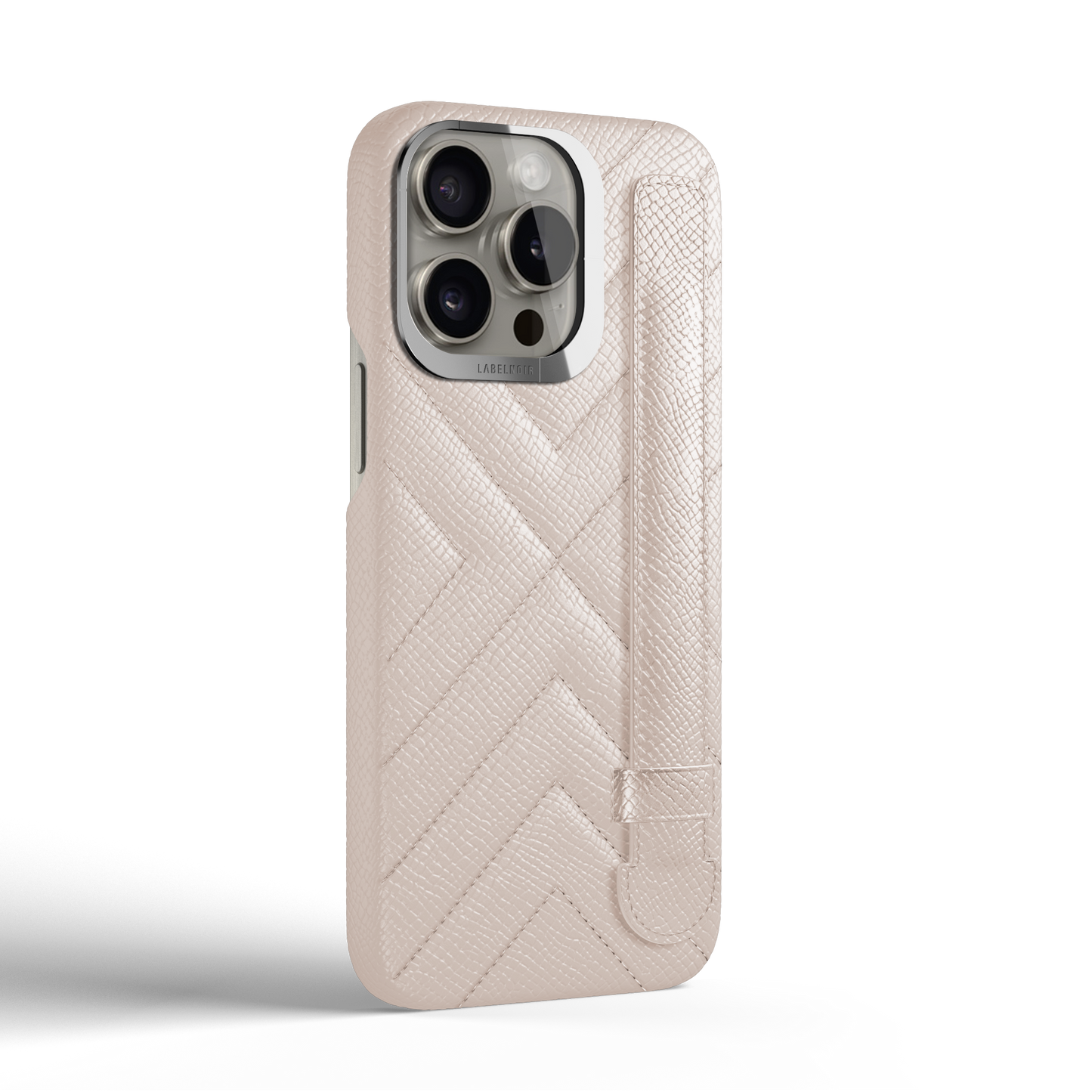 Iphone 15 Pro Ice Quilted Strap Case