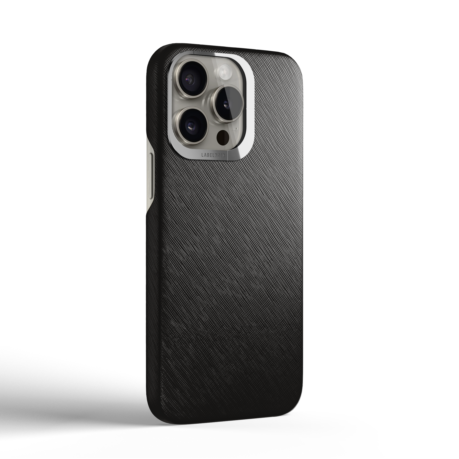 Iphone 15 Pro Black Saffiano Case | Magsafe