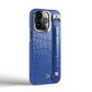 Iphone 13 Pro Phantom Blue Alligator Removable Strap Case | Magsafe