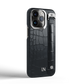 Iphone 14 Pro Graphite Alligator Removable Strap Case | Magsafe
